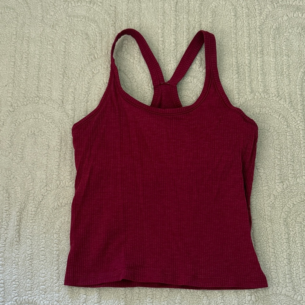 Lululemon Burgundy Tank Top